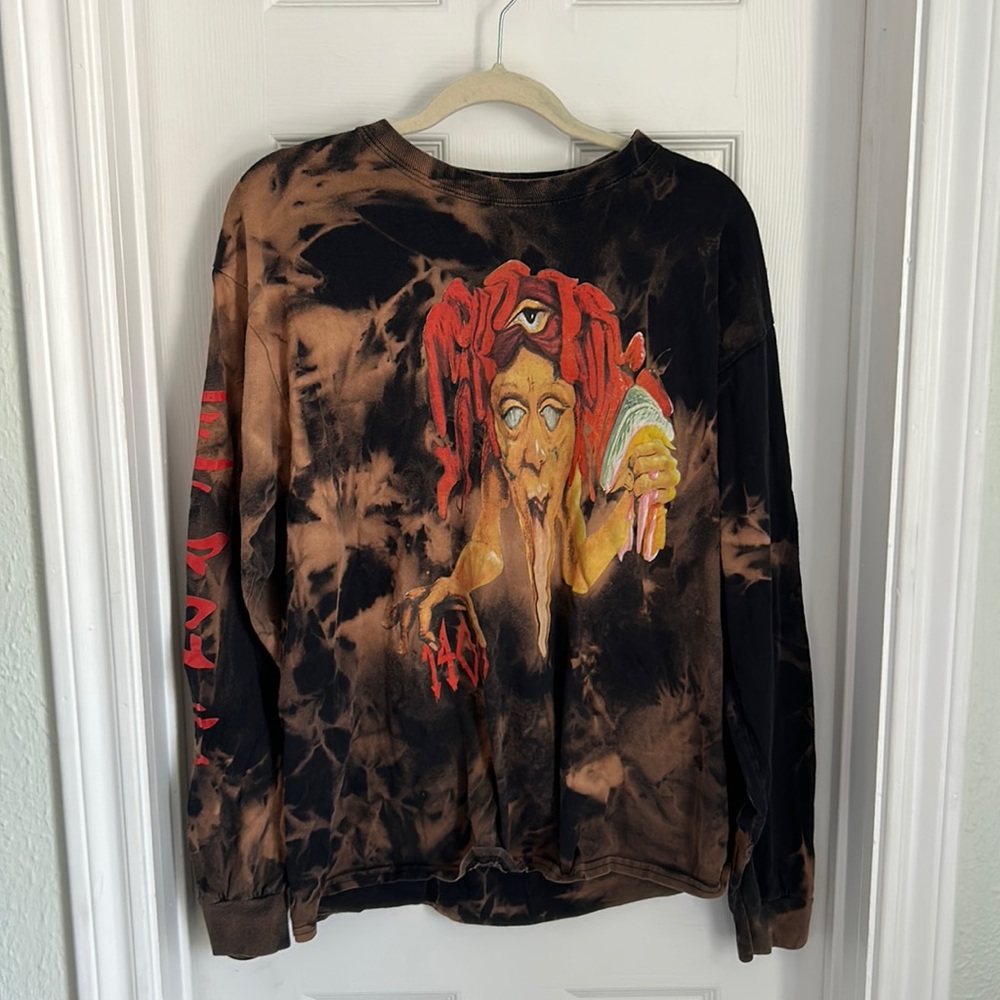 Trippie Redd long sleeve shirt good condition just wrinkled no tears or marks